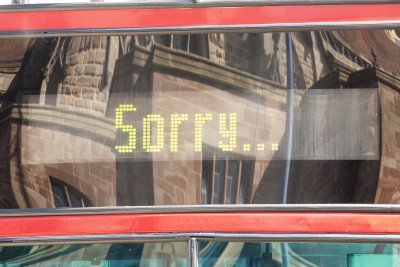 Computer says "no" and bus says "sorry"