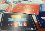 Image of Wellington in a Pint beer-mat entry forms.