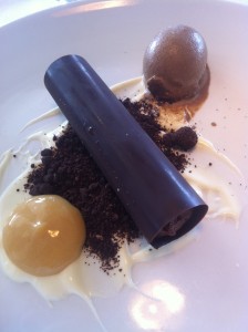 chocolate cannelloni at foxglove