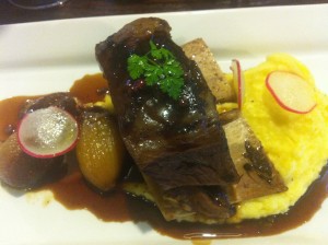 beef short ribs at Hop Garden