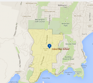 Island Bay School Zone - not including Berhampore