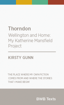 Cover - Thorndon by Kirsty Gunn