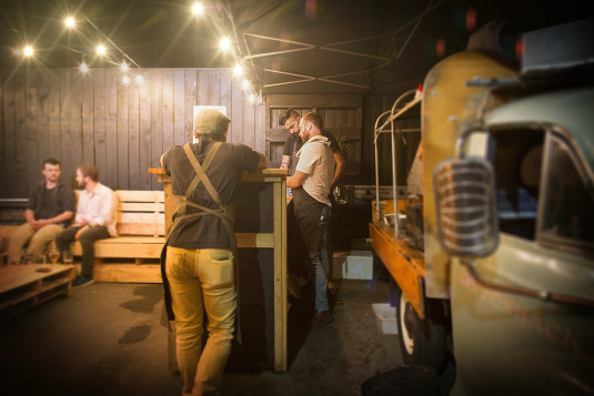 The Goose Shack food truck will be a regular site in the outdoor space offering bites to balance the beer consumption