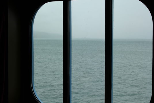 You could see Petone through this porthole if you could see it.