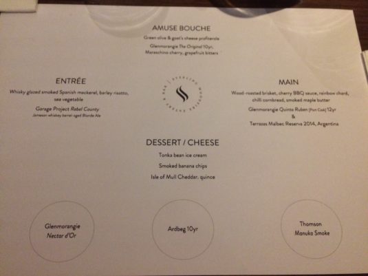 menu details