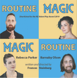 Promotional poster for Routine magic, magic routine