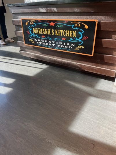 Mairana's kitchen sign