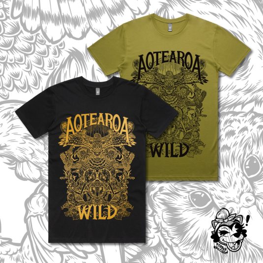 Pepper's Aotearoa wild t-shirts